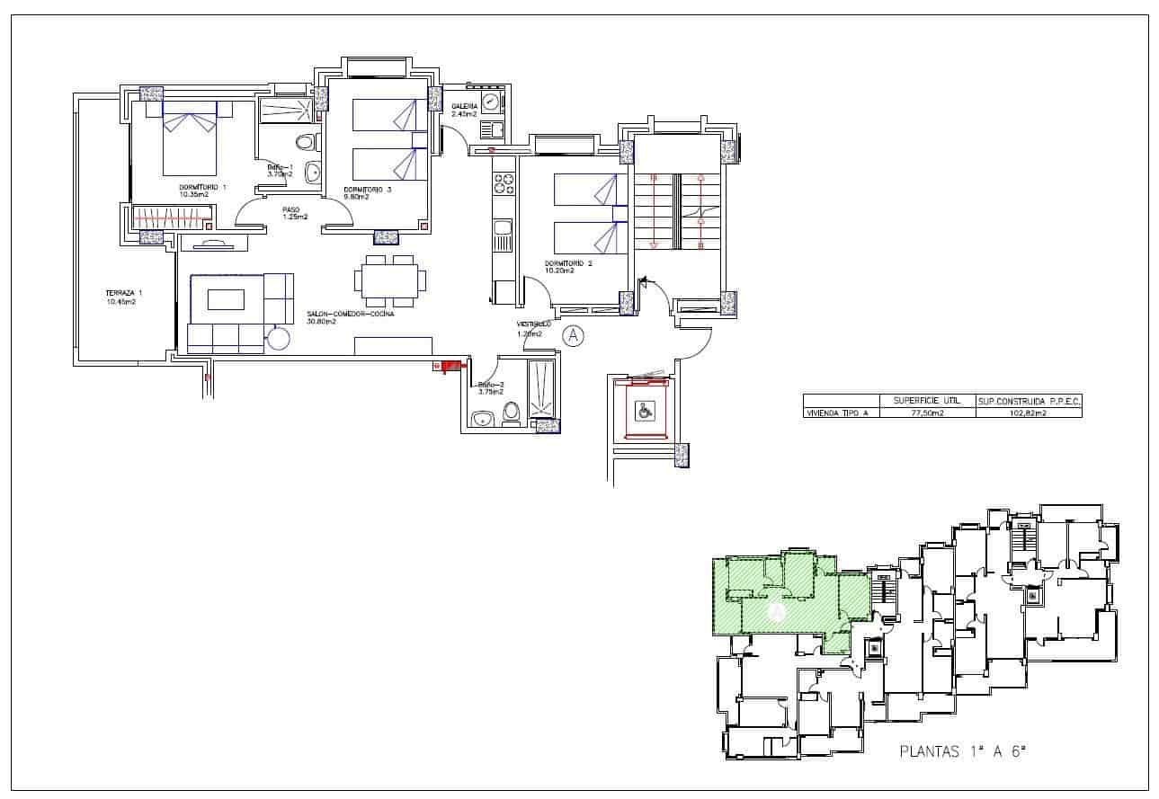 3 bedroom Apartment for sale in La Manga del Mar Menor with pool garage - € 254,000 (Ref: 9827202)