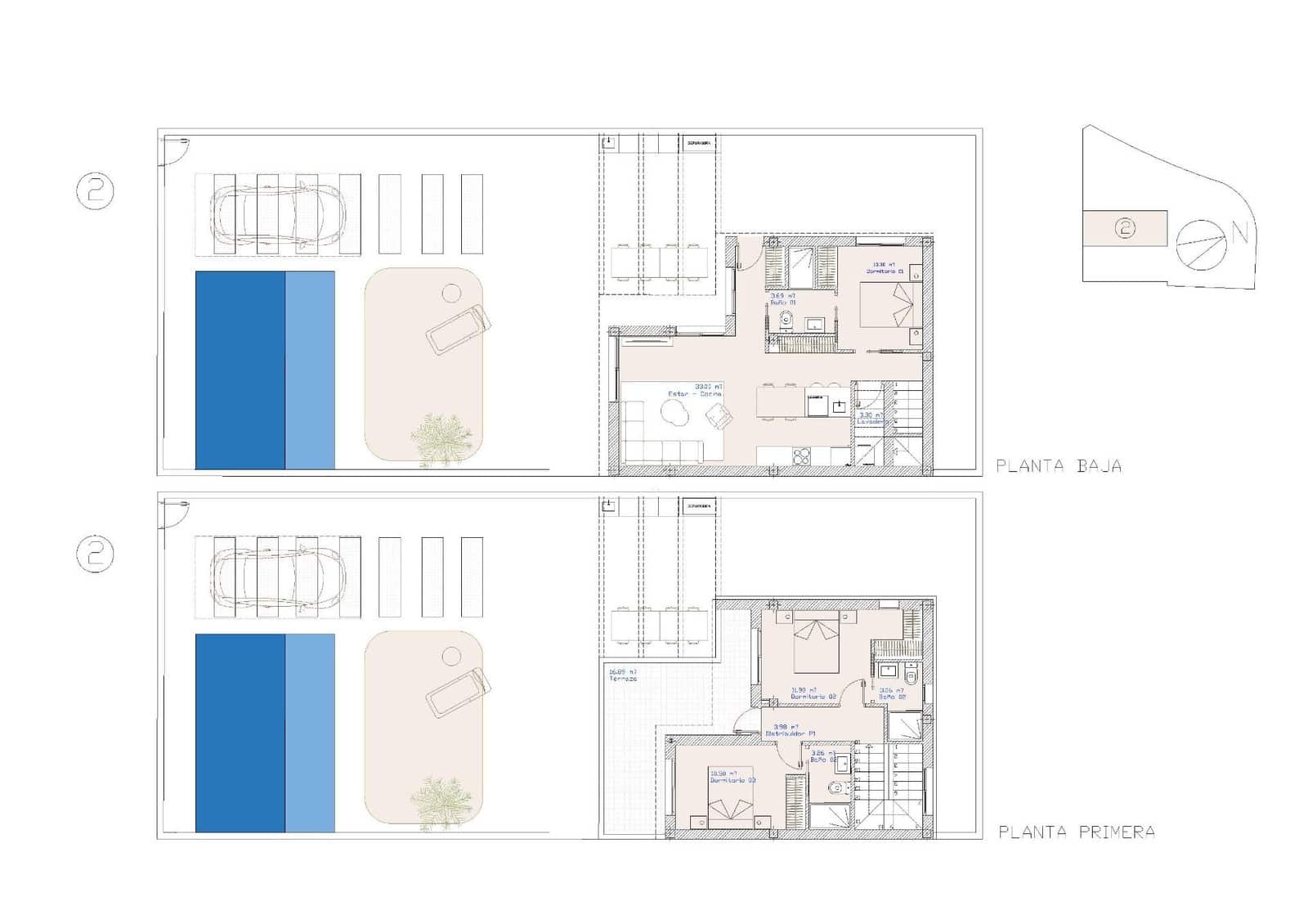 3 slaapkamer Villa te koop in San Pedro del Pinatar met zwembad - € 519.950 (Ref: 9827216)