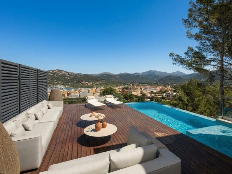 Chalet de 4 habitaciones en Puerto de Andratx en venta con piscina garaje - 7.650.000 € (Ref: 10011206)