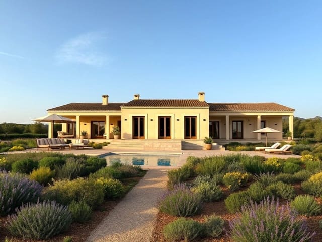 4 chambre Finca/Maison de Campagne à vendre à Llucmajor avec piscine garage - 3 500 000 € (Ref: 6970182)