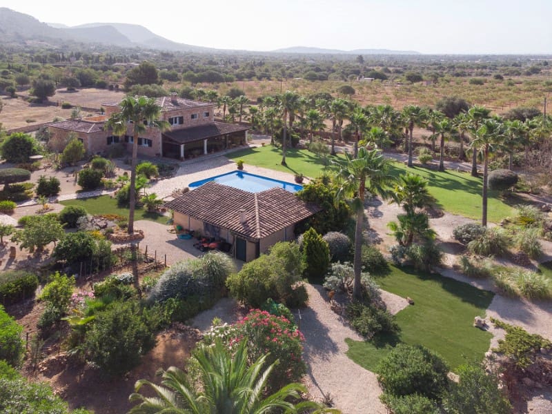 4 chambre Finca/Maison de Campagne à vendre à Algaida avec piscine garage - 2 250 000 € (Ref: 7715632)