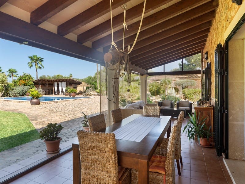 4 chambre Finca/Maison de Campagne à vendre à Algaida avec piscine garage - 2 250 000 € (Ref: 7715632)