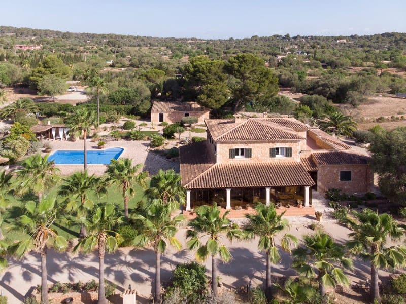 4 chambre Finca/Maison de Campagne à vendre à Algaida avec piscine garage - 2 250 000 € (Ref: 7715632)