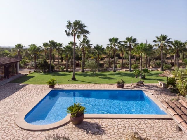 4 chambre Finca/Maison de Campagne à vendre à Algaida avec piscine garage - 2 250 000 € (Ref: 7715632)