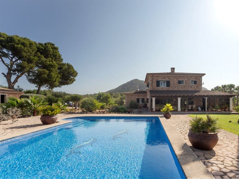 4 chambre Finca/Maison de Campagne à vendre à Algaida avec piscine garage - 2 250 000 € (Ref: 7715632)