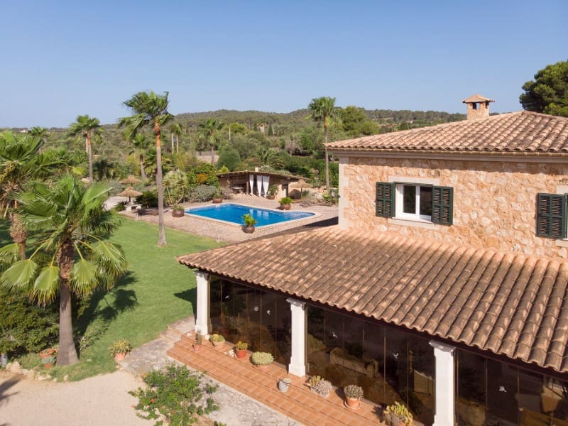 4 chambre Finca/Maison de Campagne à vendre à Algaida avec piscine garage - 2 250 000 € (Ref: 7715632)