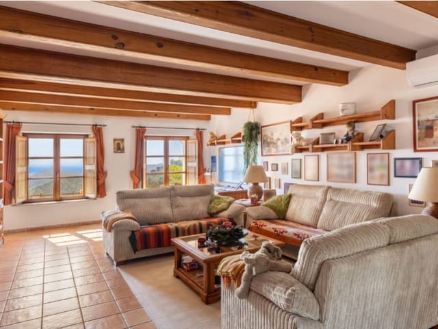 4 sovrum Finca/Hus på landet till salu i Galilea, Puigpunyent med pool garage - 2 380 000 € (Ref: 7766729)