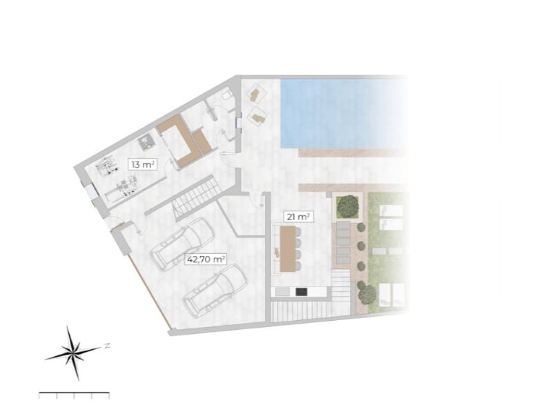 5 chambre Villa/Maison à vendre à Ses Salines avec piscine garage - 3 600 000 € (Ref: 8657061)