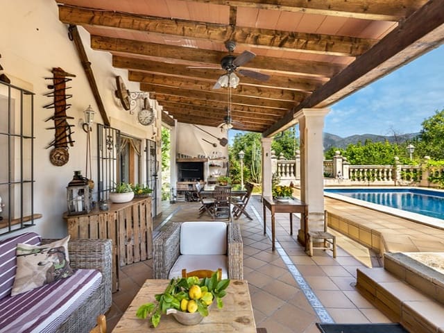 5 chambre Finca/Maison de Campagne à vendre à Santa María del Camí avec piscine garage - 1 900 000 € (Ref: 8988635)