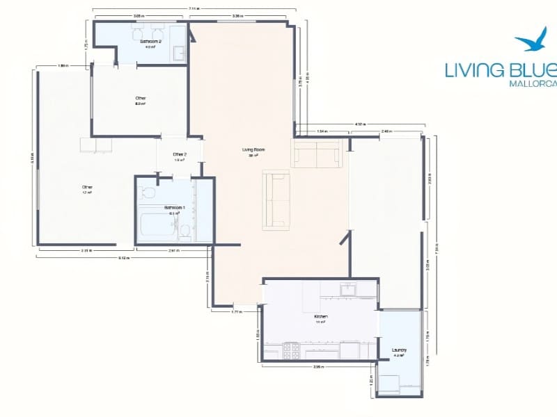 2 soveværelse Lejlighed til salg i Palma de Mallorca - € 650.000 (Ref: 9059814)
