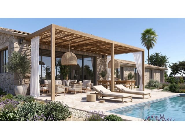 7 chambre Finca/Maison de Campagne à vendre à Llubí avec piscine - 3 995 000 € (Ref: 9755579)