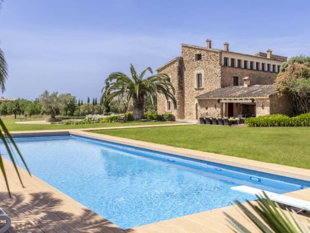 7 chambre Finca/Maison de Campagne à vendre à Santa María del Camí avec piscine garage - 7 975 000 € (Ref: 9820329)