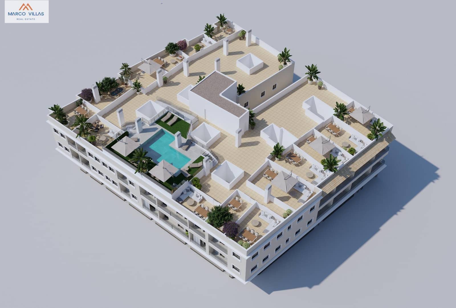 2 bedroom Flat for sale in Algorfa with pool garage - € 159,000 (Ref: 8398625)