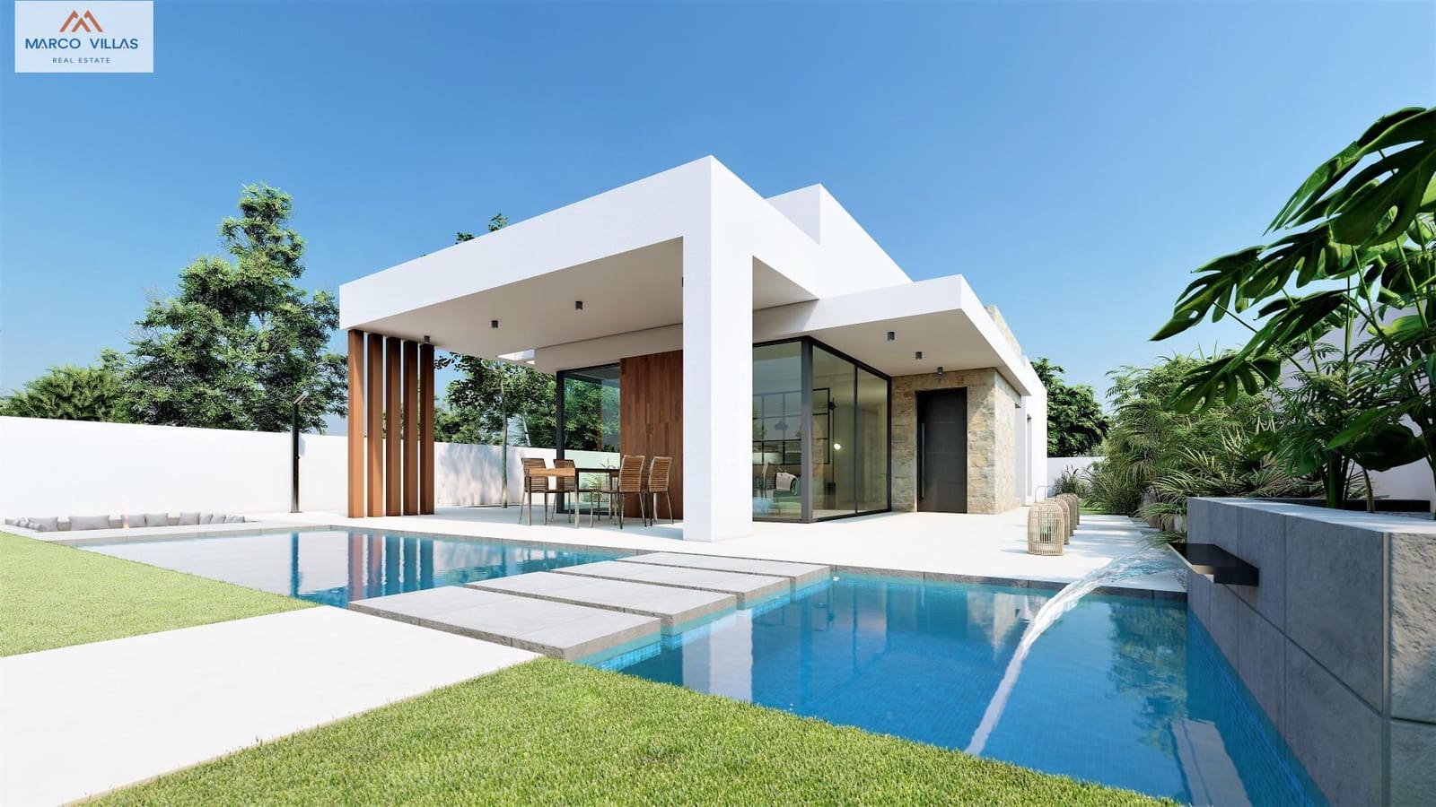 3 makuuhuone Huvila myytävänä paikassa San Fulgencio mukana uima-altaan 
autotalli - 650 000 € (Ref: 8760248)