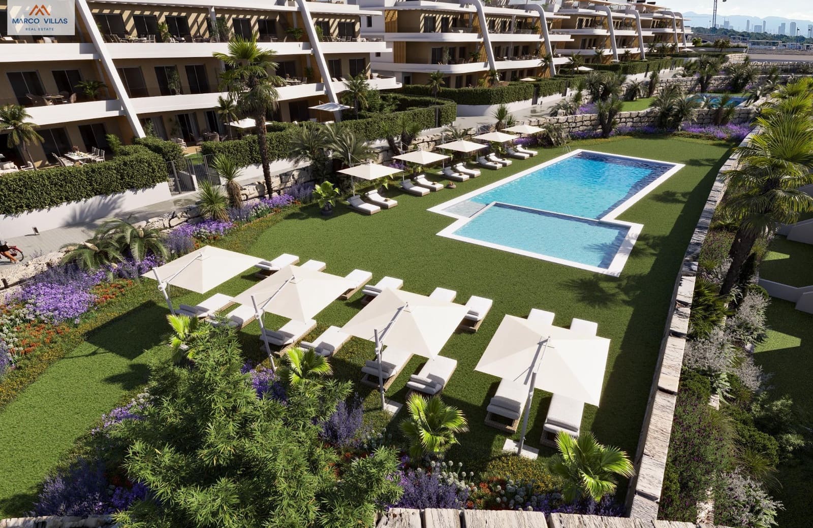 3 bedroom Apartment for sale in Finestrat with pool - € 445,000 (Ref: 8905278)