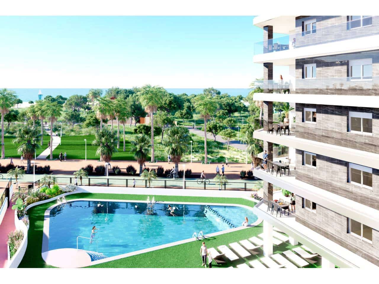 3 sovrum Lägenhet till salu i Cabanes med pool garage - 307 725 € (Ref: 9019160)