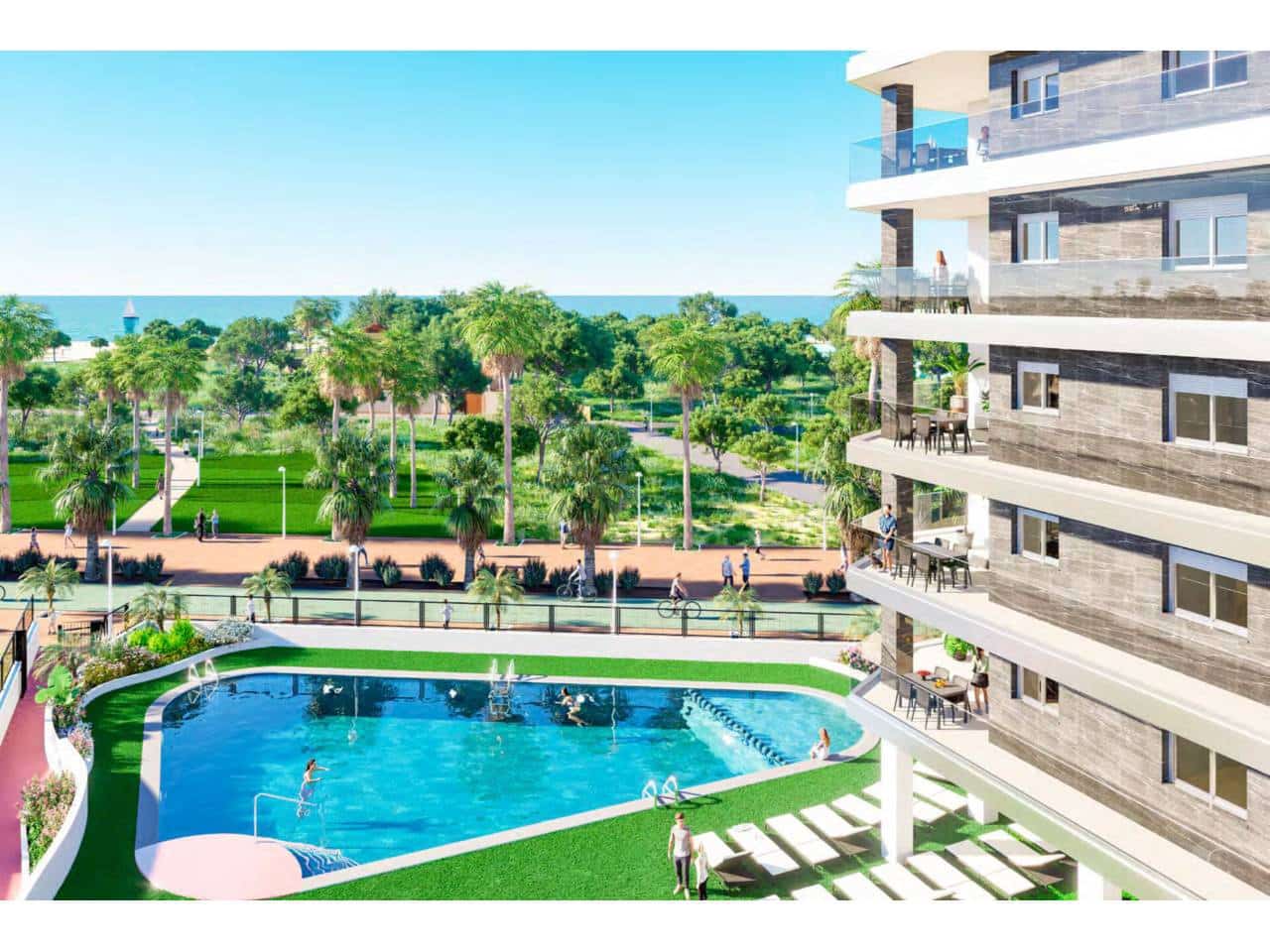 3 sovrum Lägenhet till salu i Cabanes med pool garage - 307 725 € (Ref: 9019160)