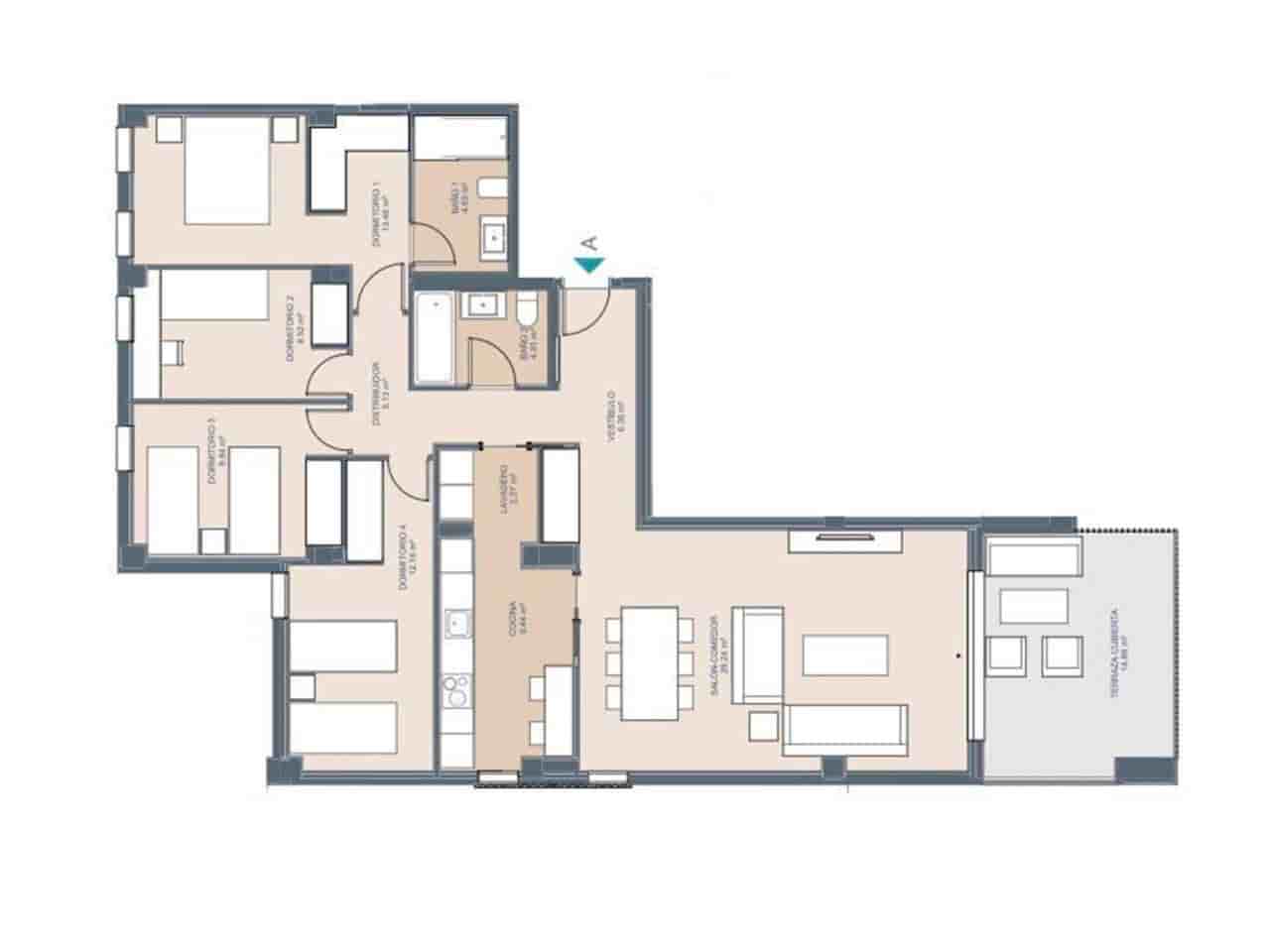 3 soveværelse Lejlighed til salg i Campolivar med swimmingpool garage - € 545.000 (Ref: 9041396)