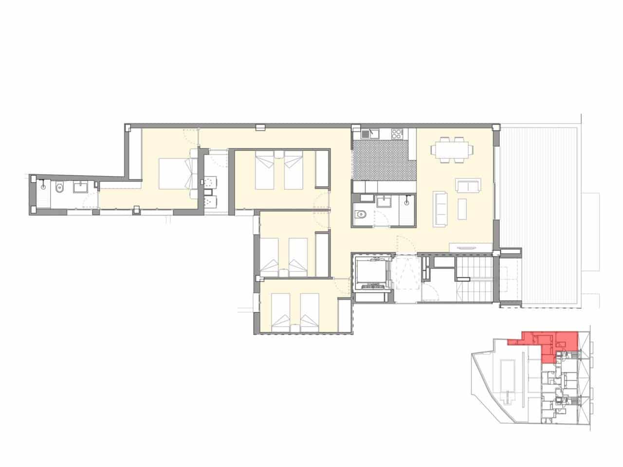 4 sypialnia Penthouse na sprzedaż w Miasto Walencja z basenem garażem - 1 350 000 € (Ref: 9211604)