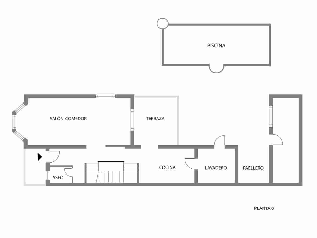 4 sovrum Semi-fristående Villa till salu i La Pobla de Vallbona med pool - 485 000 € (Ref: 9211605)