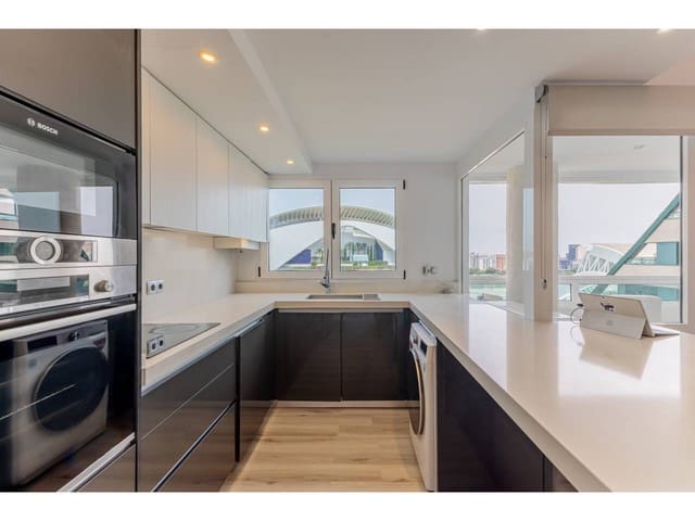2 quarto Apartamento para venda em Ciutat de les Arts i de les Ciencies, Valência cidade com piscina garagem - 730 000 € (Ref: 9308104)