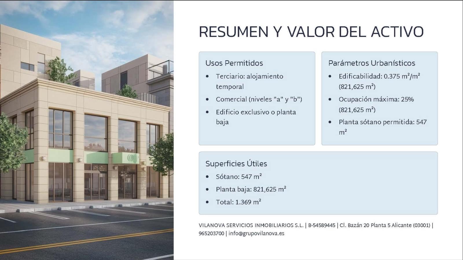 Building Plot for sale in Alicante / Alacant city - € 1,875,000 (Ref: 9583390)