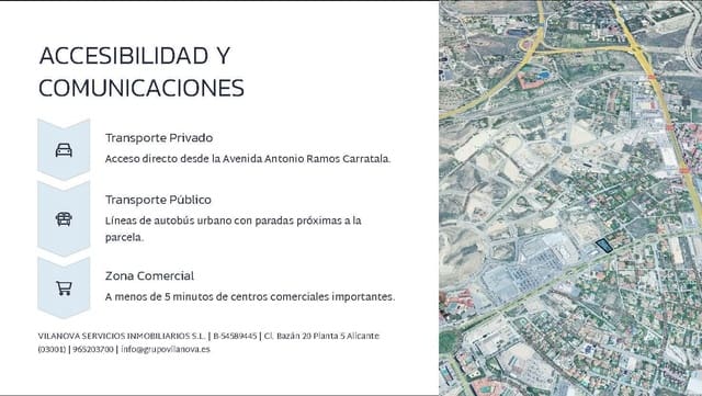 Building Plot for sale in Vistahermosa, Alicante / Alacant city - € 1,875,000 (Ref: 9583390)