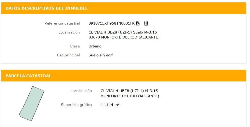 Building Plot for sale in Monforte del Cid - € 1,280,000 (Ref: 9583392)