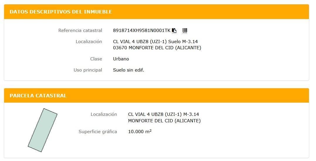 Building Plot for sale in Monforte del Cid - € 1,120,000 (Ref: 9583393)