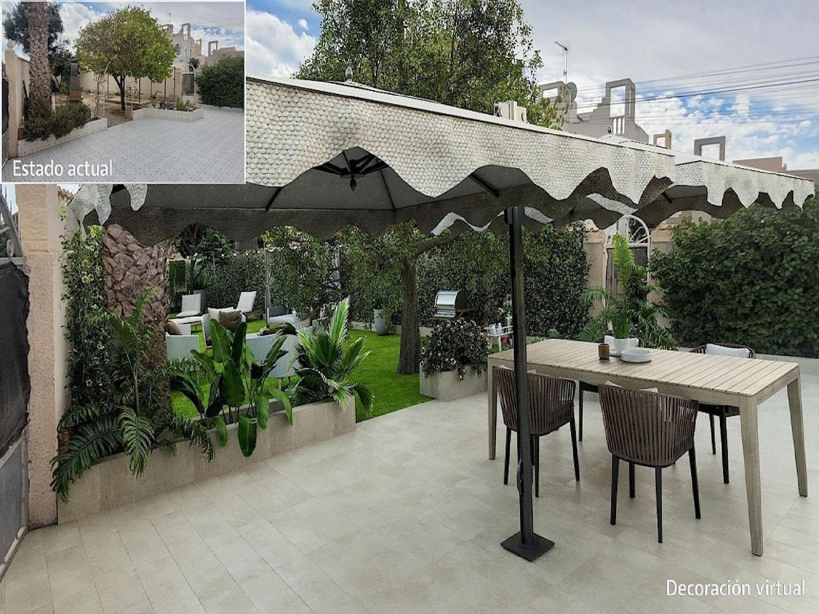 Chalet de 3 habitaciones en Torrevieja en venta con piscina - 265.000 € (Ref: 9744141)