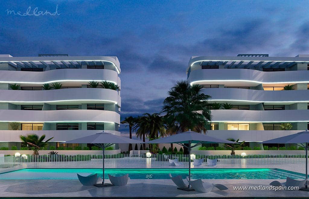 2 sypialnia Apartament na sprzedaż w Guardamar del Segura z basenem garażem - 308 900 € (Ref: 10046262)