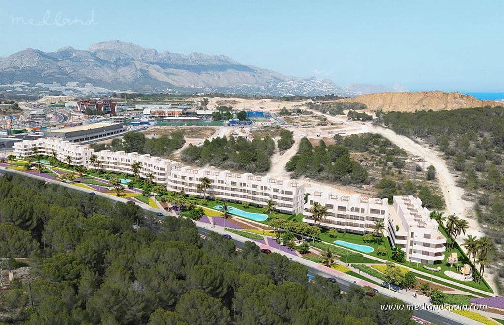 2 quarto Apartamento para venda em Polop com piscina - 375 100 € (Ref: 10046275)