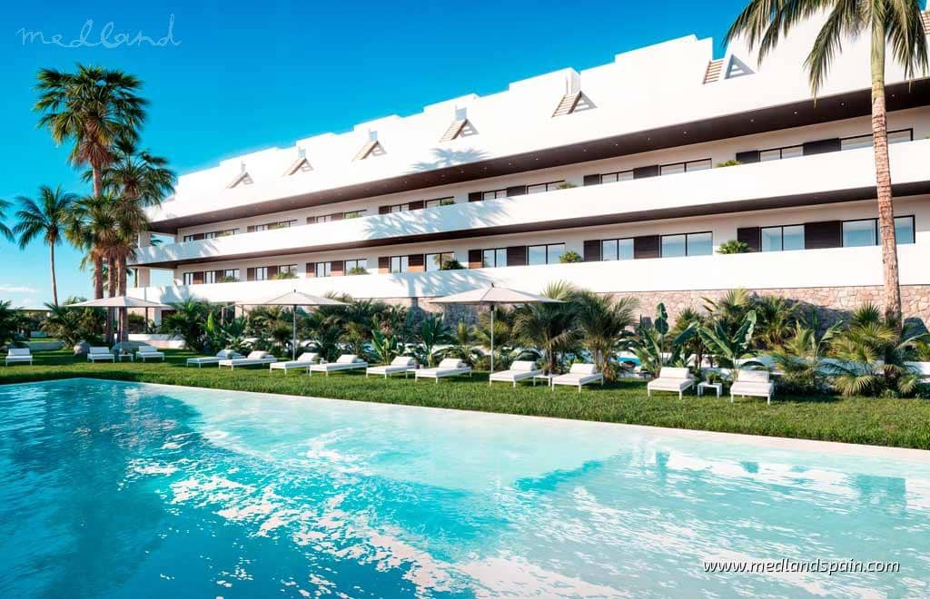 2 bedroom Apartment for sale in Finestrat with pool garage - € 312,900 (Ref: 10046281)
