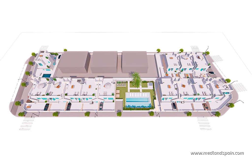 Apartamento de 3 habitaciones en Torre de la Horadada en venta con piscina garaje - 345.000 € (Ref: 10046289)