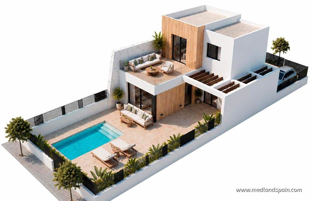 3 chambre Villa/Maison à vendre à Torre-Pacheco avec piscine garage - 459 900 € (Ref: 10046292)