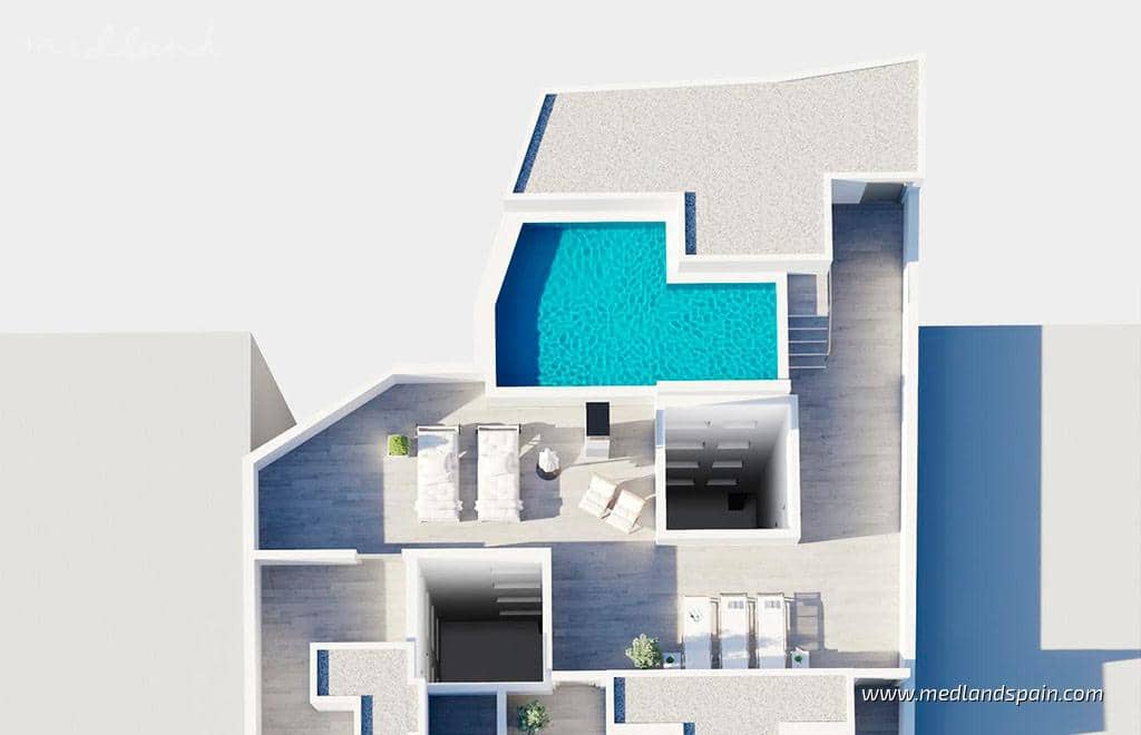 3 Zimmer Apartment zu verkaufen in Torrevieja mit Pool - 469.000 € (Ref: 10046321)