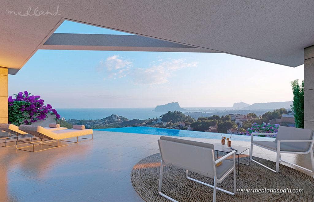 3 soverom Villa til salgs i Moraira med svømmebasseng garasje - € 920 000 (Ref: 10076901)