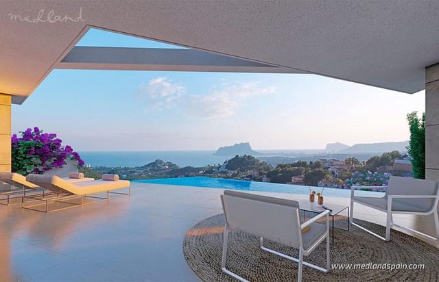 3 soverom Villa til salgs i Moraira, Teulada-Moraira med svømmebasseng garasje - € 920 000 (Ref: 10076901)