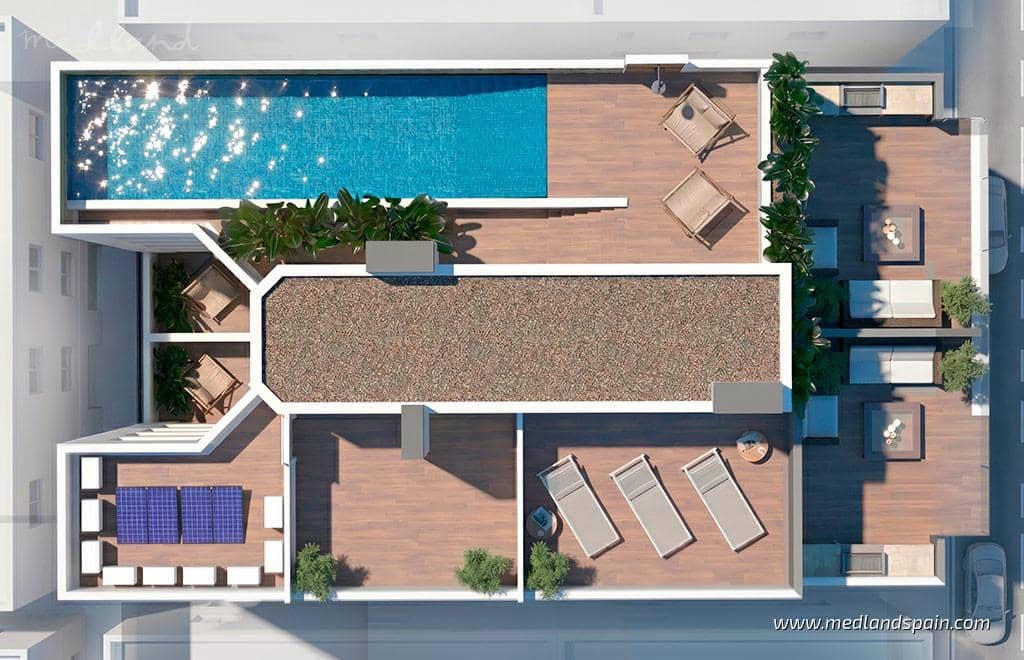 2 chambre Appartement à vendre à Guardamar del Segura avec piscine - 215 000 € (Ref: 10099049)