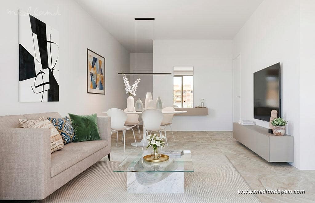 2 chambre Appartement à vendre à Guardamar del Segura avec piscine - 215 000 € (Ref: 10099049)