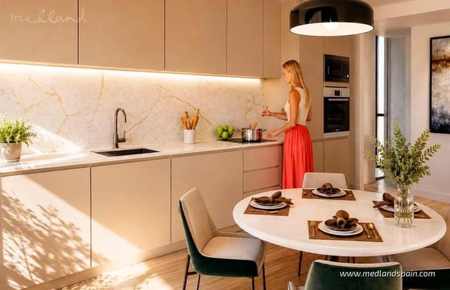 Apartamento de 2 habitaciones en La Villajoyosa / Vila Joiosa en venta con piscina garaje - 385.000 € (Ref: 10144980)