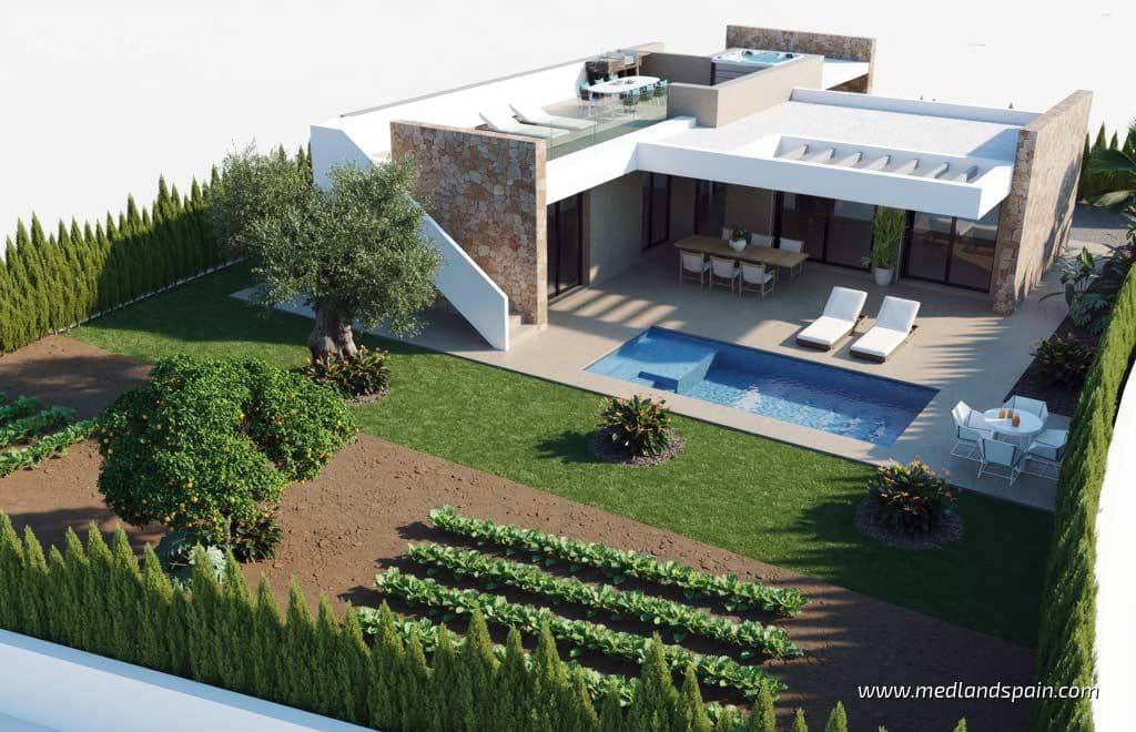 3 soveværelse Villa til salg i Hacienda del Alamo med swimmingpool garage - € 375.900 (Ref: 10181020)