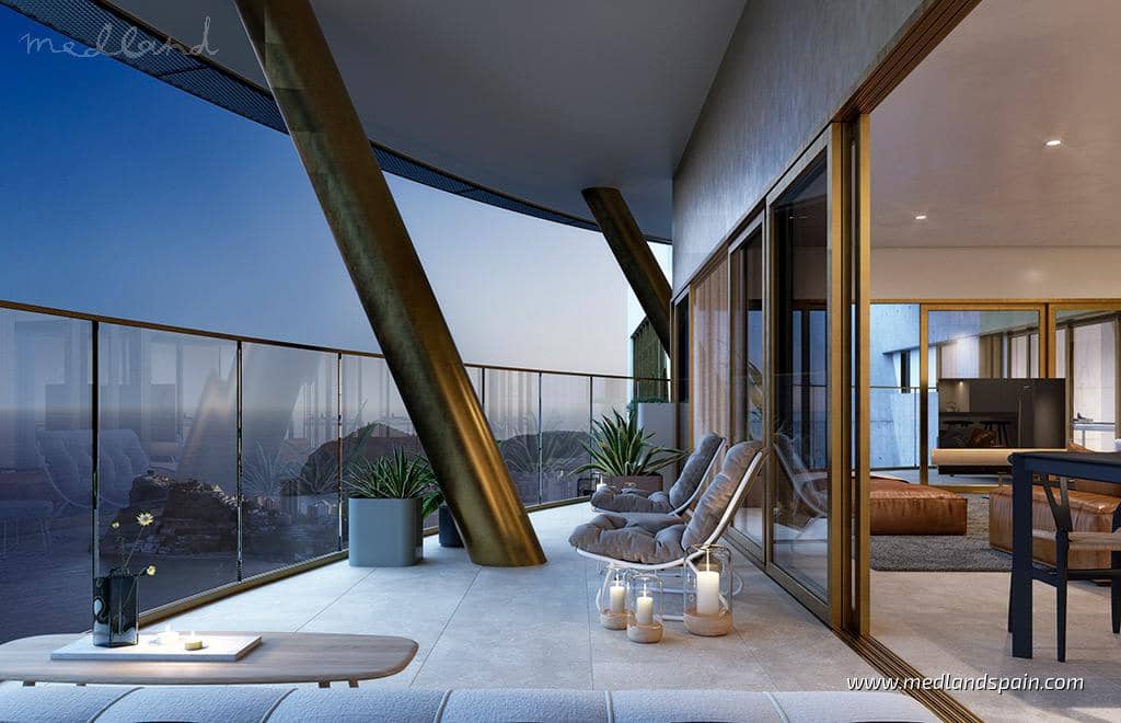 2 makuuhuone Huoneisto myytävänä paikassa Benidorm mukana uima-altaan 
autotalli - 1 170 000 € (Ref: 7117353)
