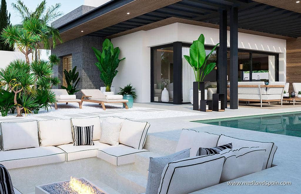 3 soverom Villa til salgs i Mijas Costa med svømmebasseng garasje - € 1 860 000 (Ref: 7205230)