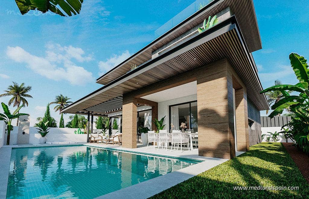 3 soverom Villa til salgs i Mijas Costa med svømmebasseng garasje - € 1 860 000 (Ref: 7205230)