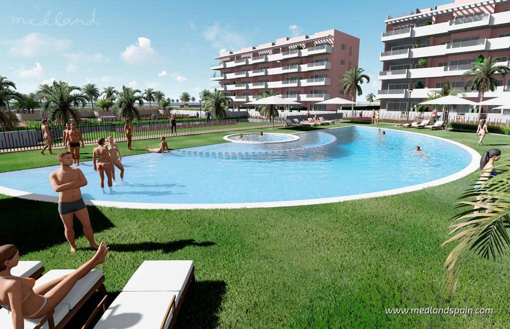 3 bedroom Apartment for sale in Guardamar del Segura with pool garage - € 344,900 (Ref: 7401622)
