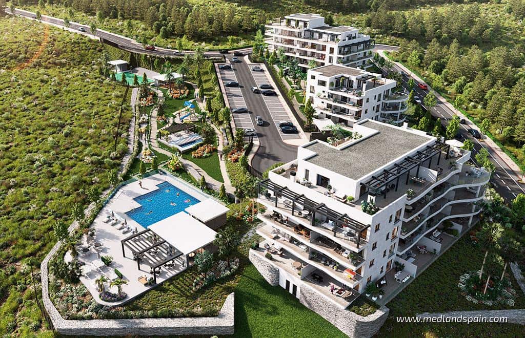 3 makuuhuone Huoneisto myytävänä paikassa Mijas Costa mukana uima-altaan 
autotalli - 466 000 € (Ref: 7461255)