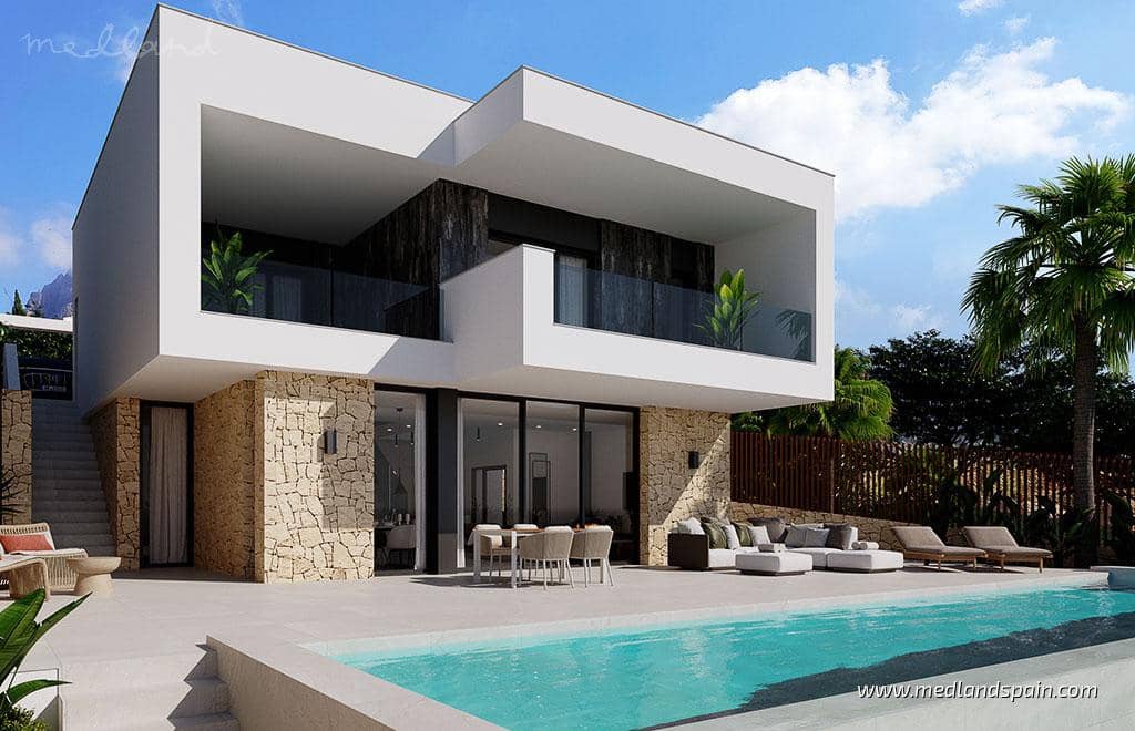 3 bedroom Villa for sale in Finestrat with pool garage - € 949,000 (Ref: 7885801)