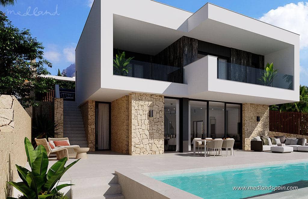 3 bedroom Villa for sale in Finestrat with pool garage - € 949,000 (Ref: 7885801)