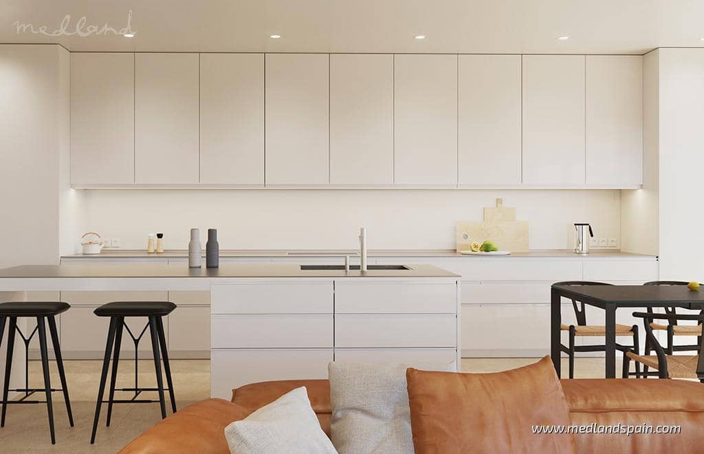 3 sypialnia Apartament na sprzedaż w Benidorm z basenem garażem - 1 065 000 € (Ref: 8065698)